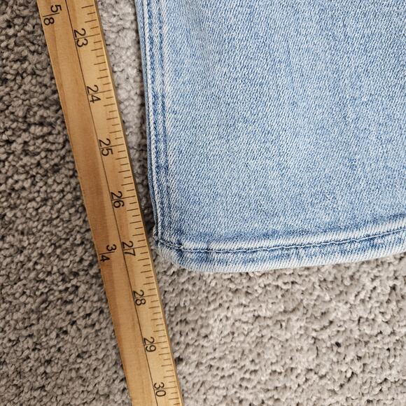 Mother Jeans Women's 27 Blue The Mid Rise Dazzler Ankle In The Blink Of An Eye - Picture 11 of 13